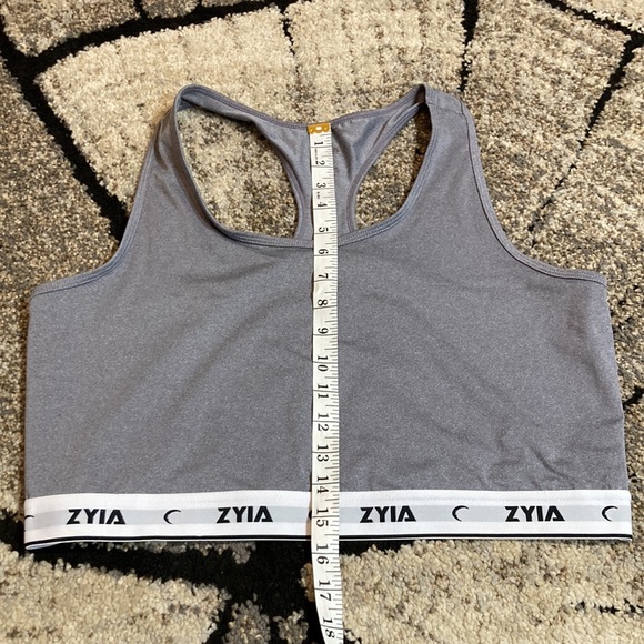 💙Zyia Active Grey Racerback Sports Bra - Picture 7 of 7
